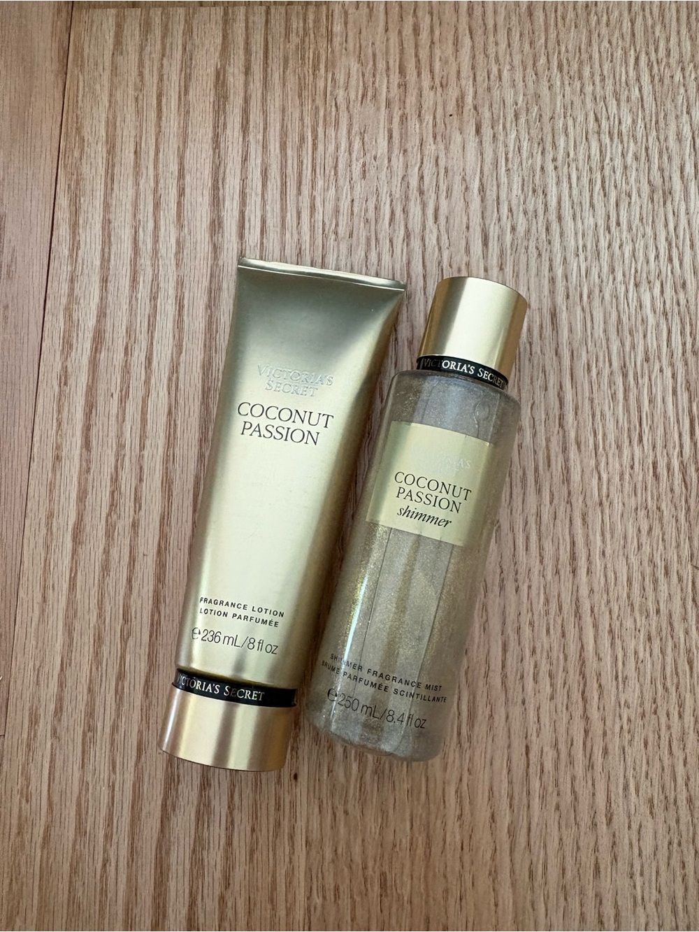 Victoria's Secret Coconut Passion Shimmer Fragrance duo